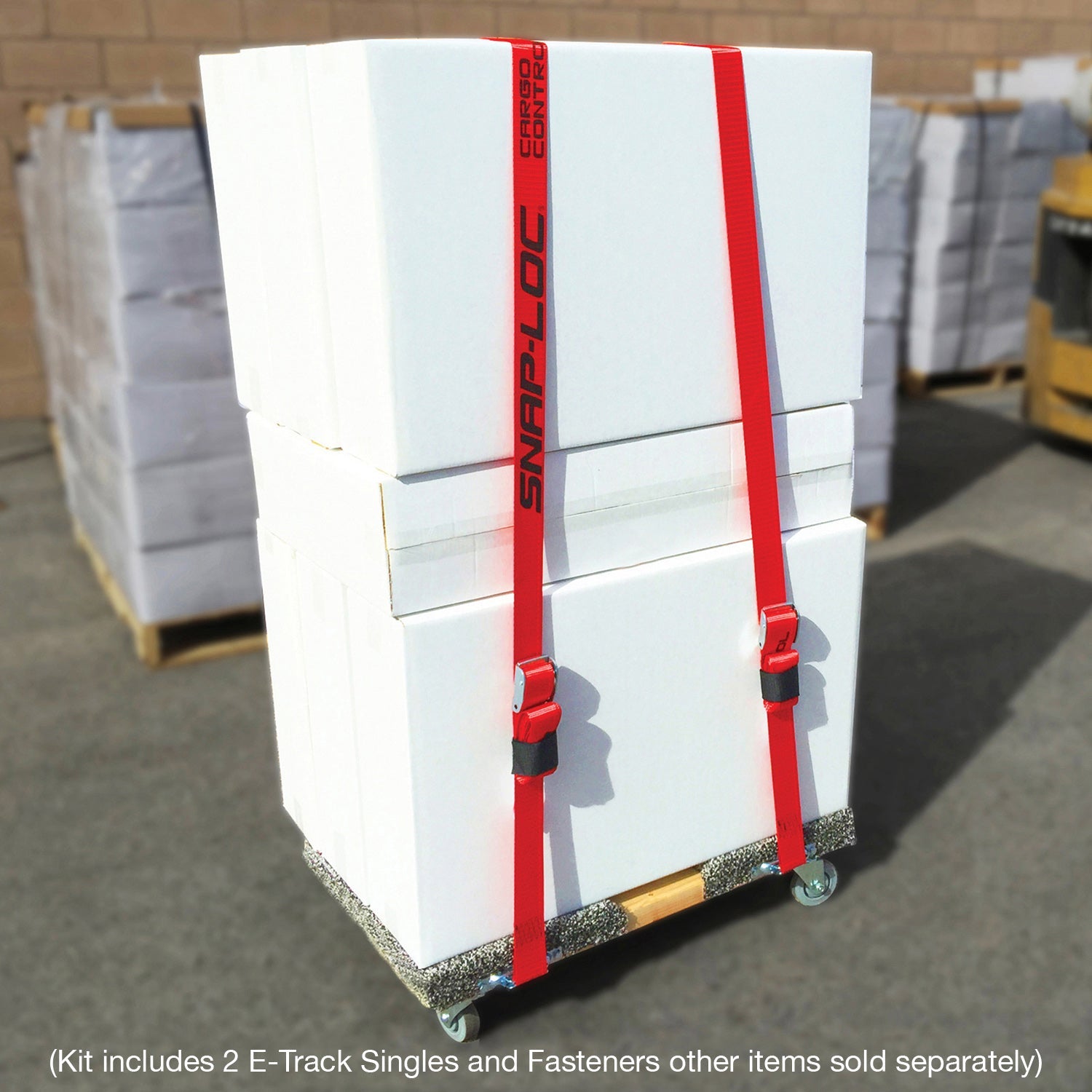 Snap-Loc E-Track Single Wood Dolly Strap Ankersatz