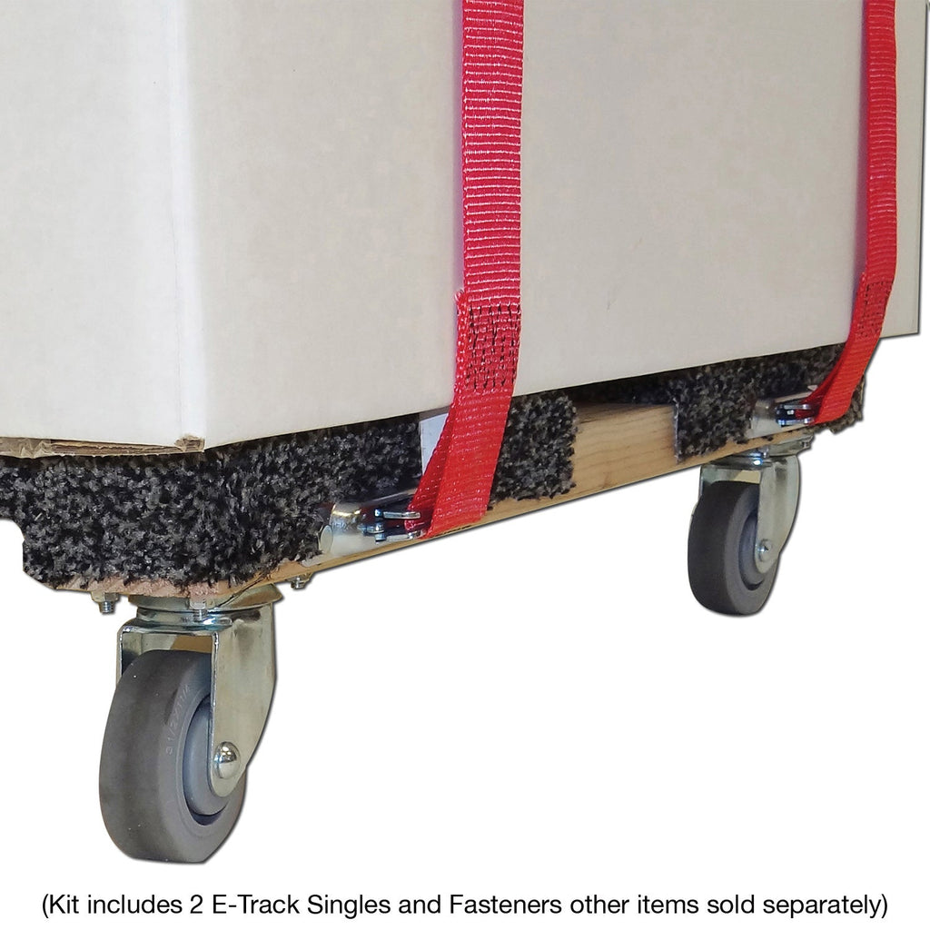 Snap-Loc E-Track Single Wood Dolly Strap Ankersatz