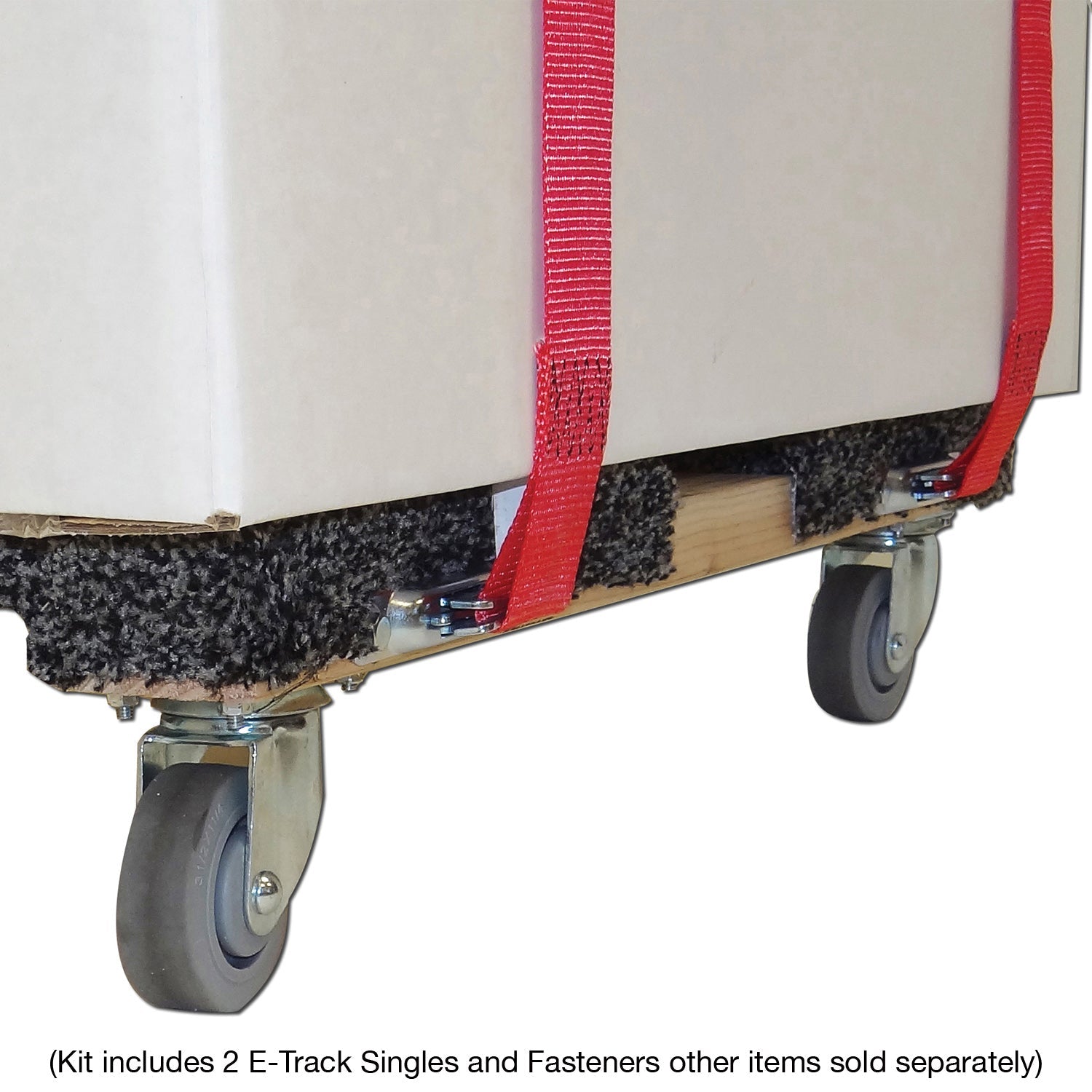 Snap-Loc E-Track Single Wood Dolly Strap Ankersatz