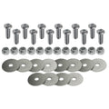 Allen Screw Set 5/16 x 2,5 cm Zink, Verschraubt 6 Snap-Loc E-Track Singles
