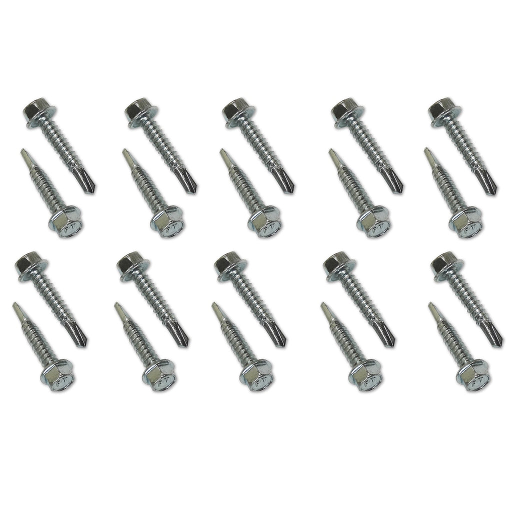 E-Track Selbstbohren Metallschraube 20-Stück-Set 1/4 x 1-1/4 Zoll