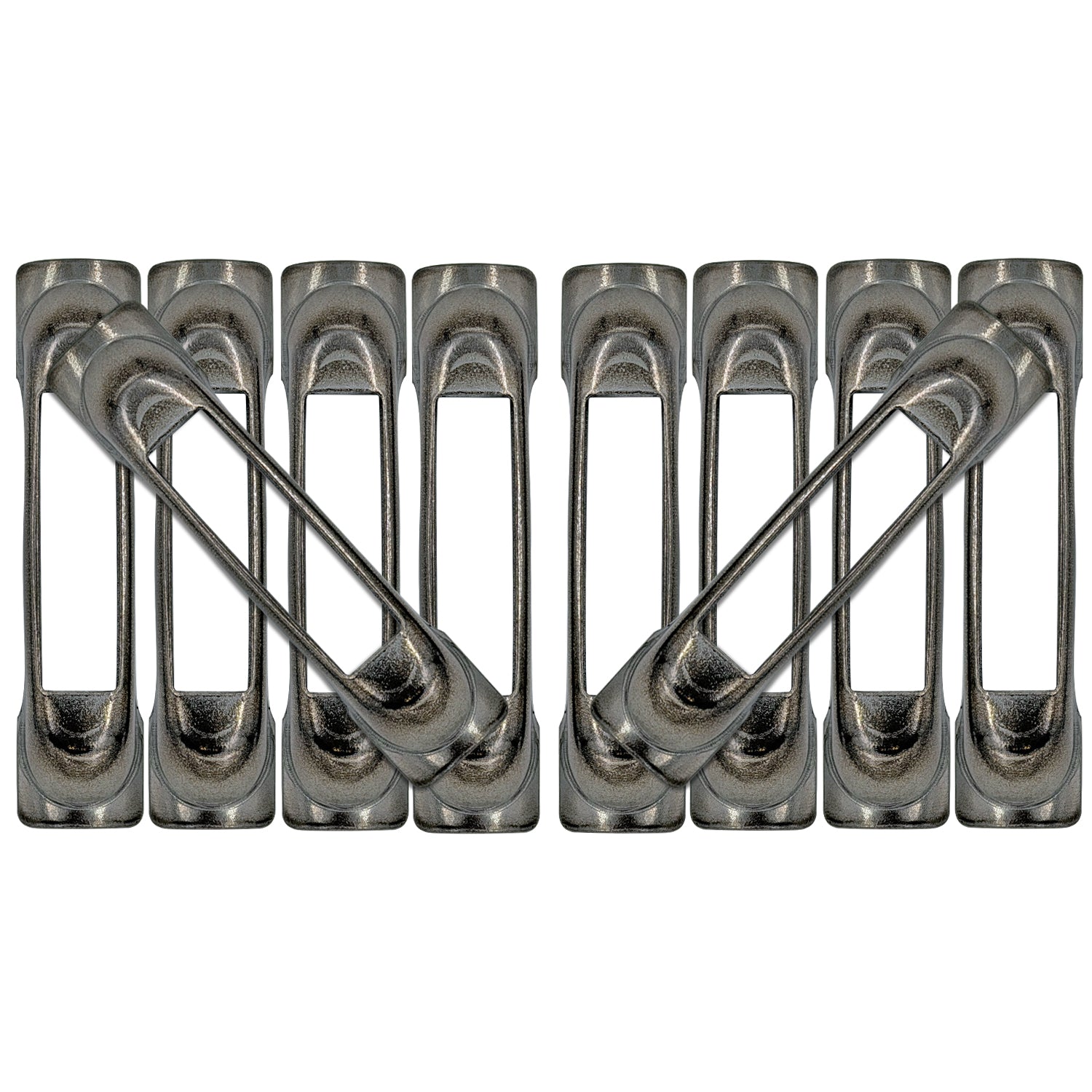 Snap-Loc E-Track Single Tie-Down Ankerpunkte - Unvollendet Contoured Weld-On 10er-Packung