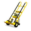 E-Track Hand Truck – 226,8 kg Kapazität mit Cinch Strap, 10' Flat-KOSTENLOS Reifen und Fold-Down Swivel Casters