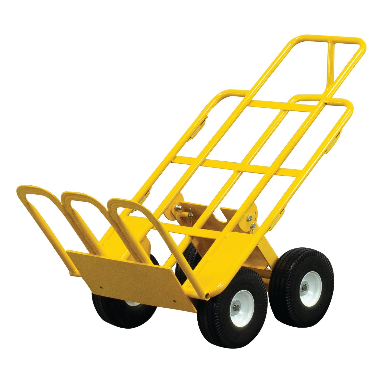E-Track Hand Truck - All-Terrain, 340,19 kg Kapazität mit Load Bar und 4-Rad 10 'Flat-KOSTENLOS-Reifen