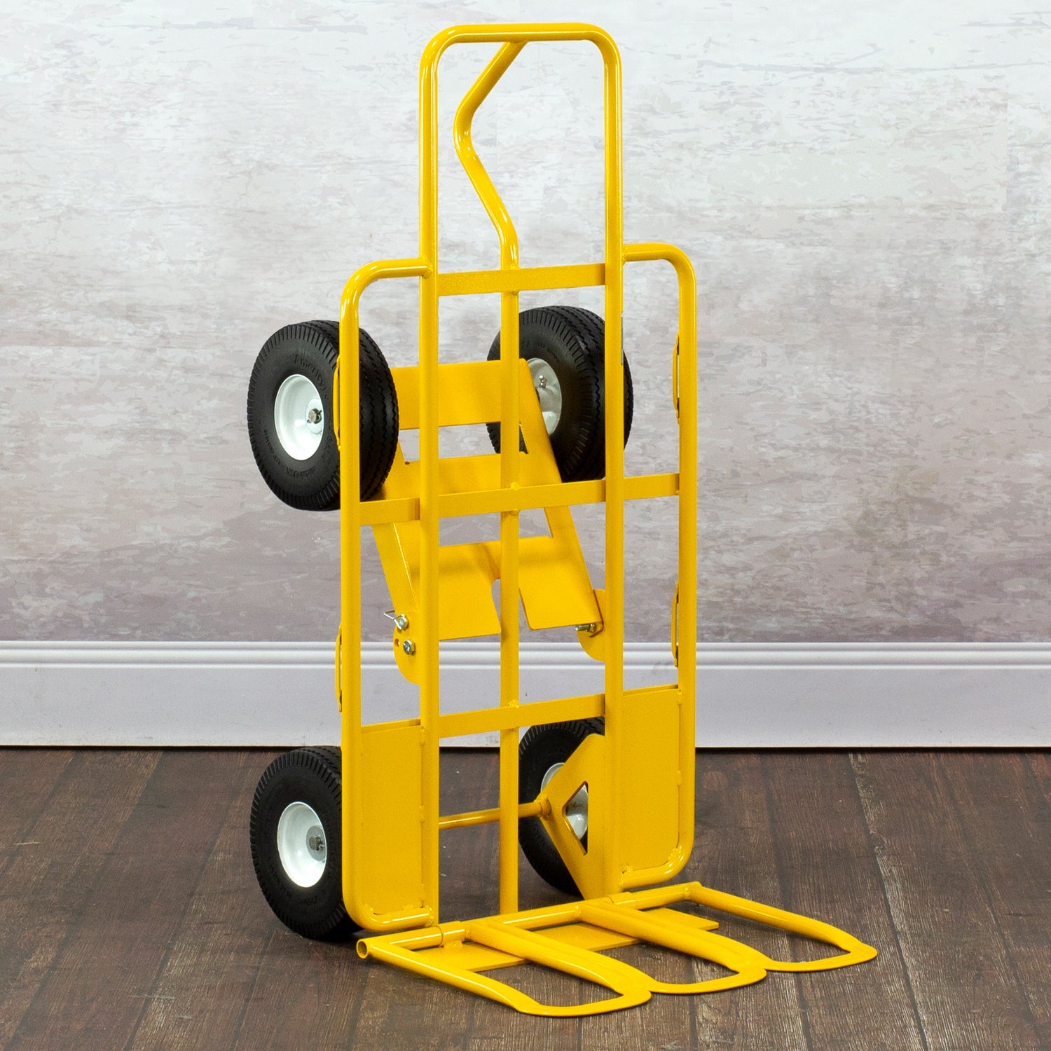 E-Track Hand Truck - All-Terrain, 340,19 kg Kapazität mit Load Bar und 4-Rad 10 'Flat-KOSTENLOS-Reifen