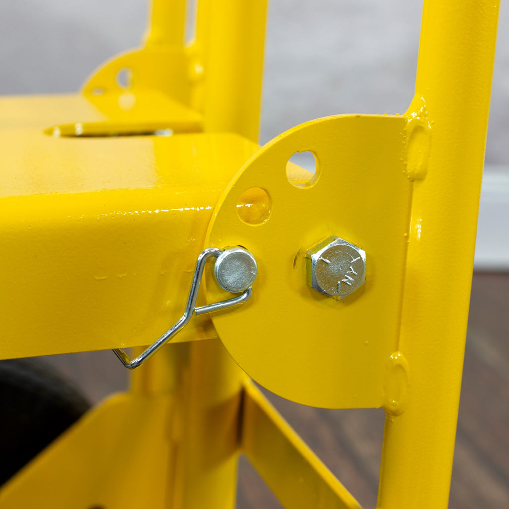 E-Track Hand Truck - All-Terrain, 340,19 kg Kapazität mit Load Bar und 4-Rad 10 'Flat-KOSTENLOS-Reifen