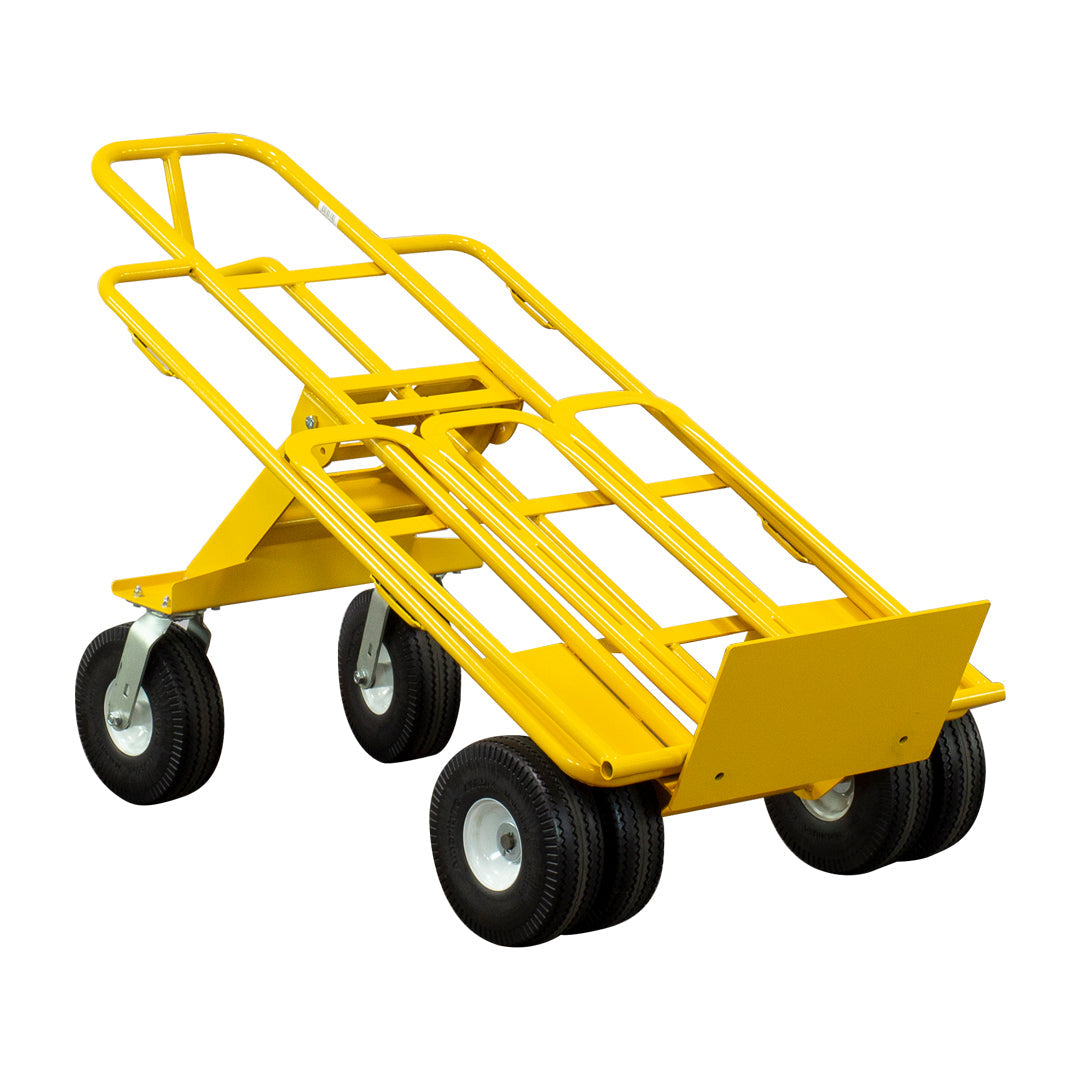 E-Track Hand Truck - All-Terrain, 0,45 kg Kapazität mit Load Bar und 6-Rad 10 'Flat-KOSTENLOS Reifen
