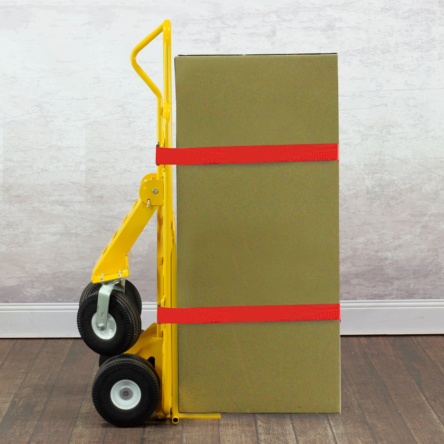 E-Track Hand Truck - All-Terrain, 0,45 kg Kapazität mit Load Bar und 6-Rad 10 'Flat-KOSTENLOS Reifen