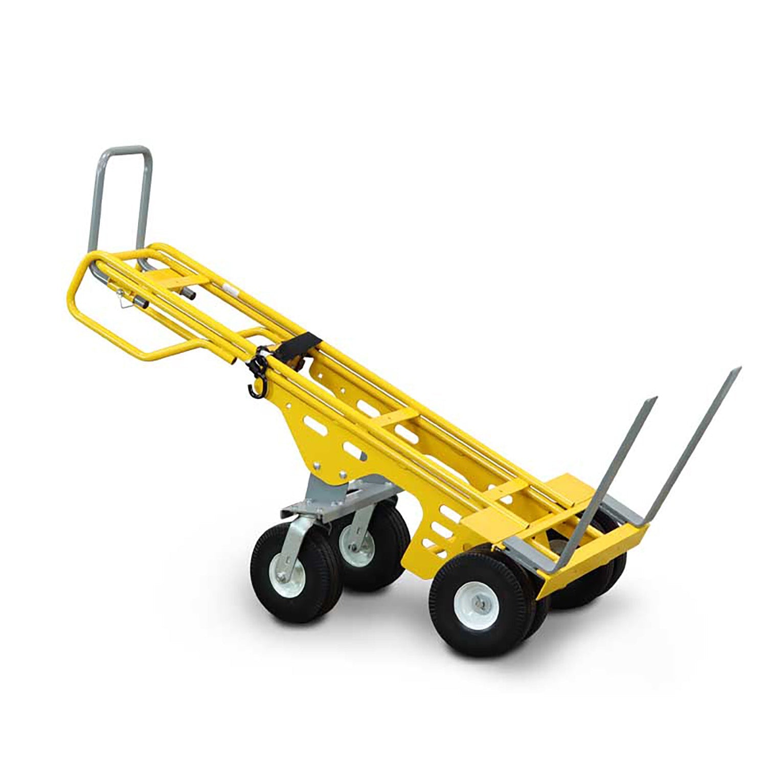 E-Track Hand Truck - All-Terrain, 0,68 kg Kapazität mit verstellbaren Palettengabeln und 6-Rad 10 'Flat-KOSTENLOS-Reifen