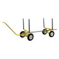 All-Terrain Lumber & Pipe Cart – 0,91 kg Kapazität, einstellbare Länge mit 13' Flat-KOSTENLOS Reifen