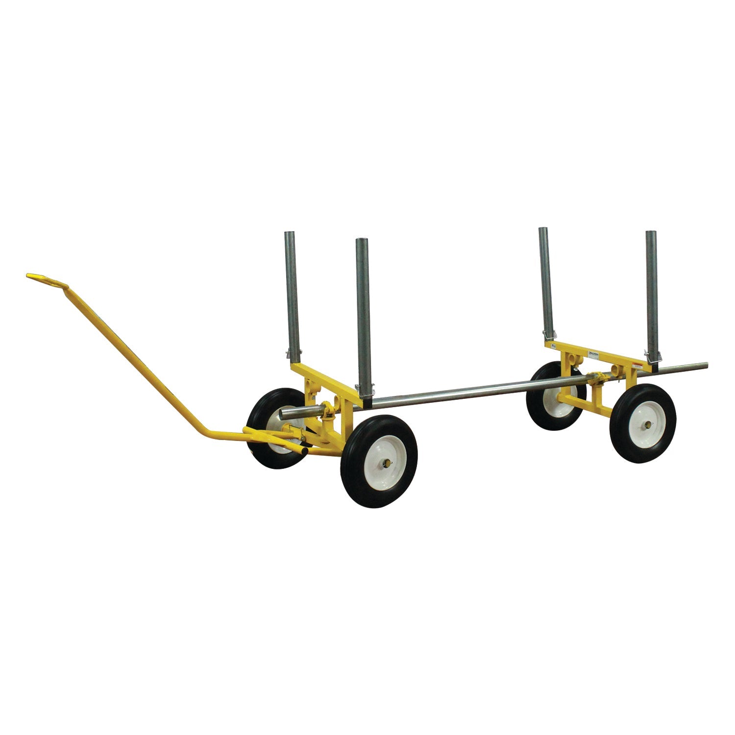 All-Terrain Lumber & Pipe Cart – 0,91 kg Kapazität, einstellbare Länge mit 13' Flat-KOSTENLOS Reifen