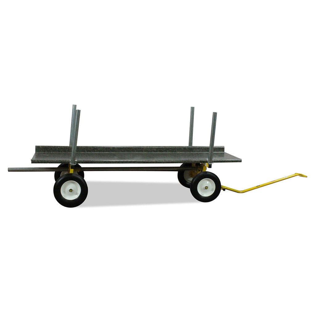 All-Terrain Lumber & Pipe Cart – 0,91 kg Kapazität, einstellbare Länge mit 13' Flat-KOSTENLOS Reifen