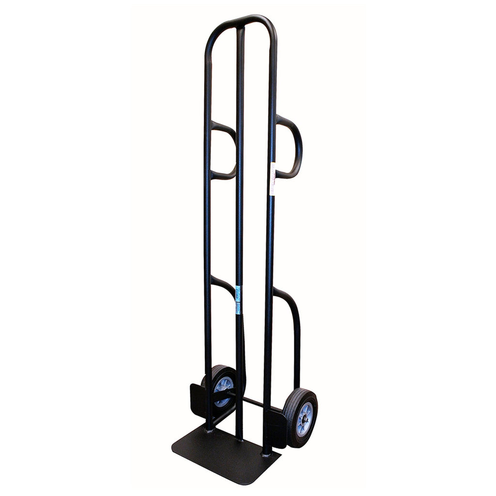 Steel Hand Truck – 272,16 kg Kapazität mit Dual Handles und 8' Solid Rubber Reifen (Schwarz)