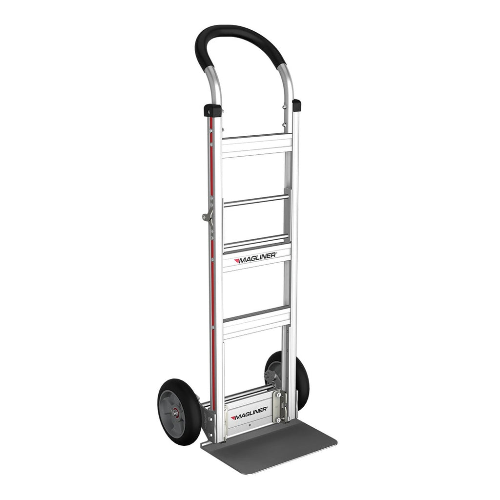 E-Track Aluminium Convertible Hand E-Track Aluminium Hand Truck - 226,8 kg Kapazität mit Loop Handle, 8' Solid Rubber Reifen und Faltbare Lagerung