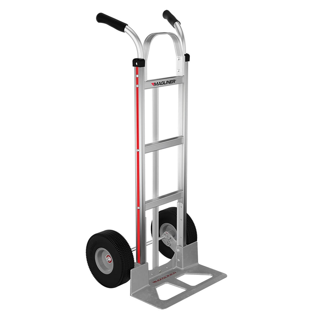 E-Track Aluminium Hand Truck – 226,8 kg Kapazität mit Dual Handle und 10' Mikrozellularreifen