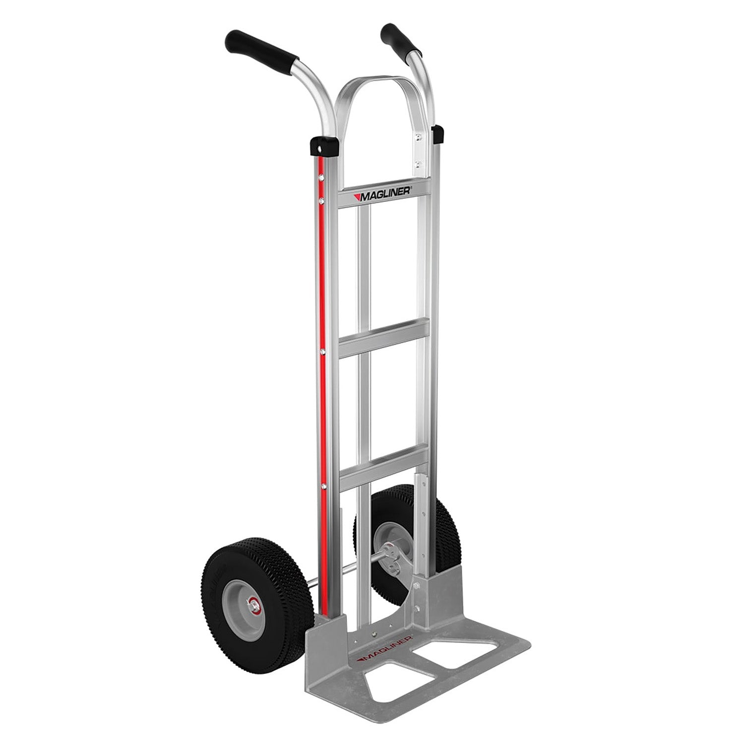 E-Track Aluminium Hand Truck – 226,8 kg Kapazität mit Dual Handle und 10' Mikrozellularreifen