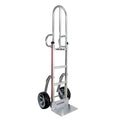 E-Track Aluminium Hand Truck - 226,8 kg Kapazität mit großen Dual Grip Griffe, 10' Mikrozellulare Reifen und Treppenschlitten