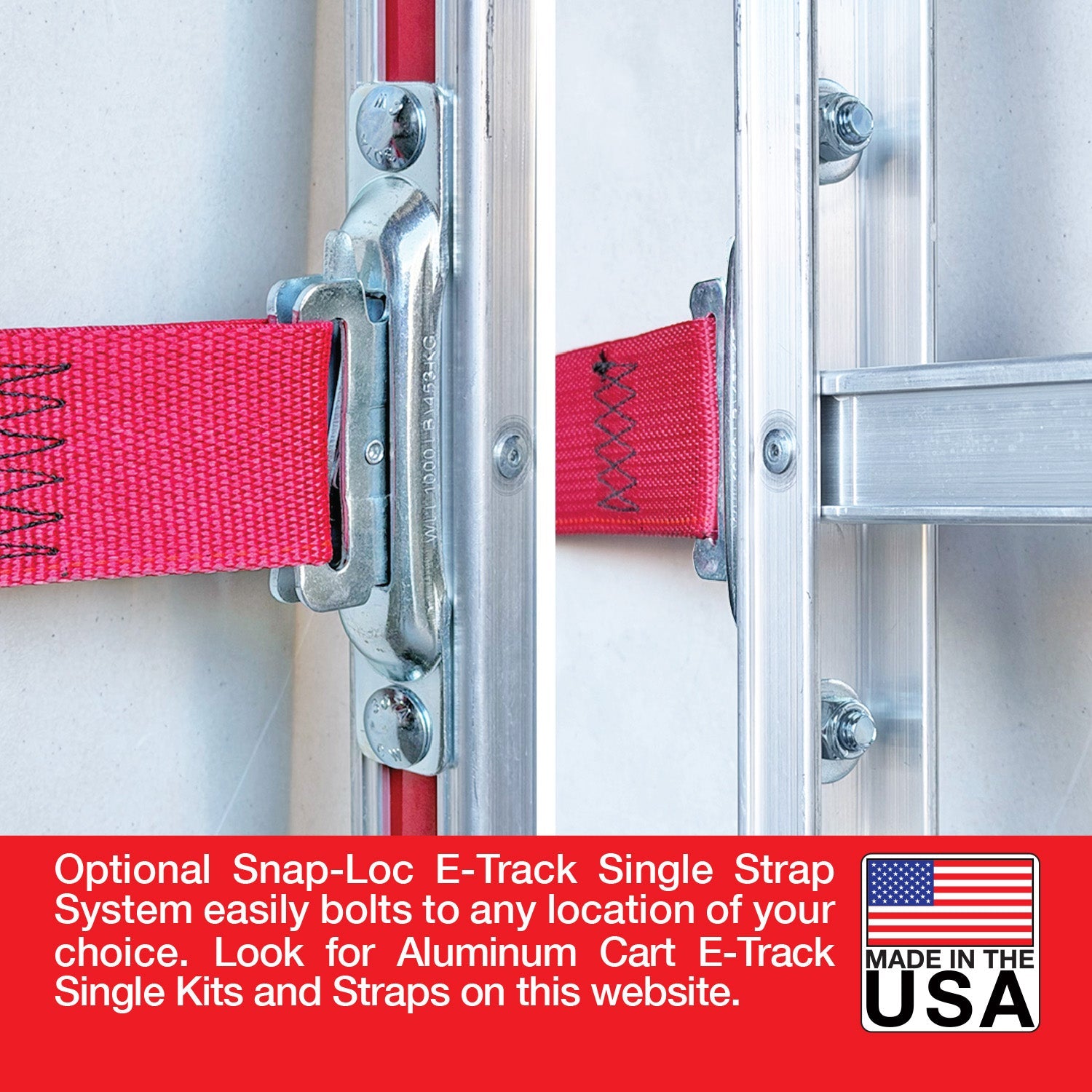 E-Track Aluminium Hand Truck - 226,8 kg Kapazität mit großen Dual Grip Griffe, 10' Mikrozellulare Reifen und Treppenschlitten