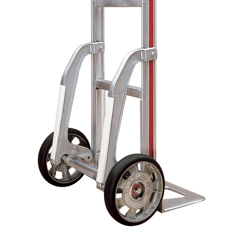 E-Track Aluminium Hand Truck - 226,8 kg Kapazität mit Loop Handle, 8 'Festkautschukreifen, Treppenschlitten und ausfahrbare Laststange