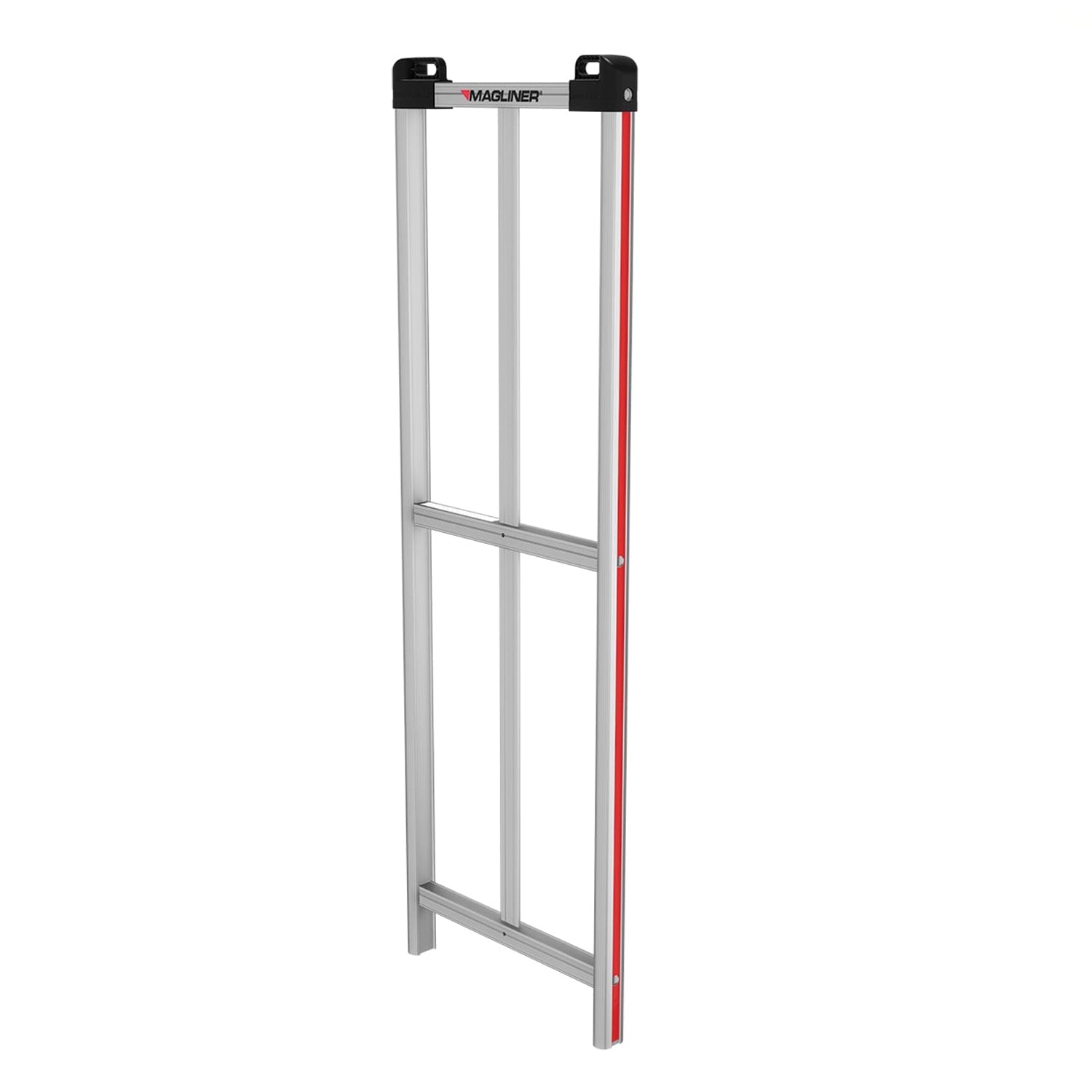 E-Track Aluminium U-Boot Cart - 0,54 kg Kapazität, 18 'x 60' Deck mit festen Gummirollen und abnehmbaren Griffen