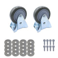 SNAP-LOC Wood Dolly Caster Steering Kit 4' Polyurethan