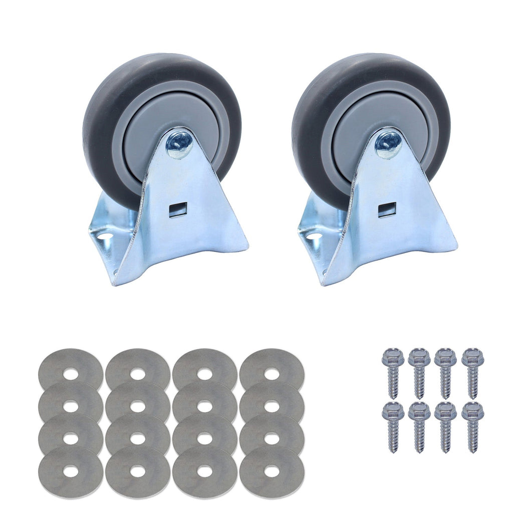 SNAP-LOC Wood Dolly Caster Steering Kit 4' Thermoplastische