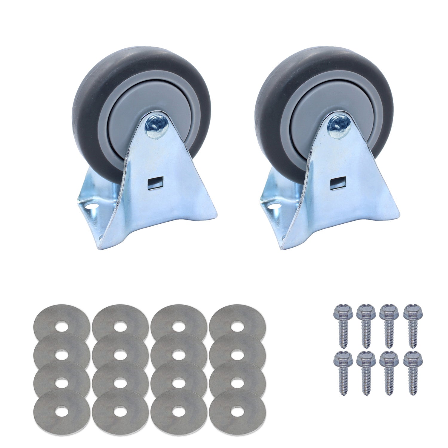 SNAP-LOC Wood Dolly Caster Steering Kit 4' Thermoplastische