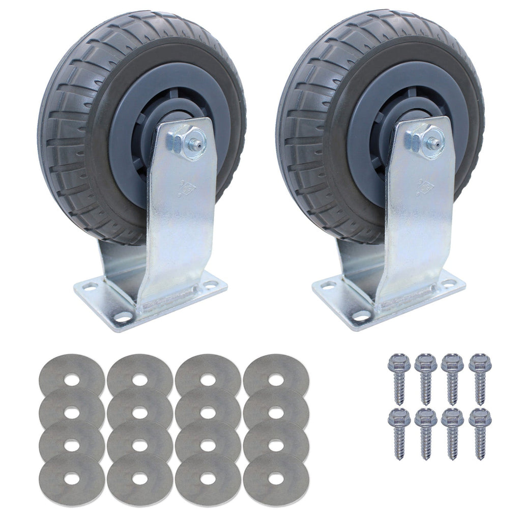 SNAP-LOC Wood Dolly Caster Steering Kit 6' Synthetischer Gummi