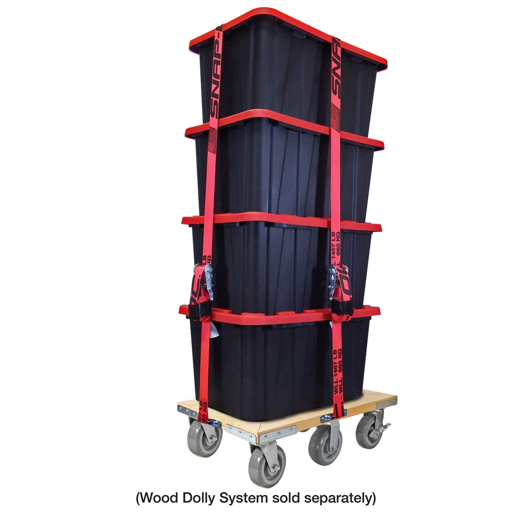 SNAP-LOC Wood Dolly Caster Steering Kit 6' Polyurethan