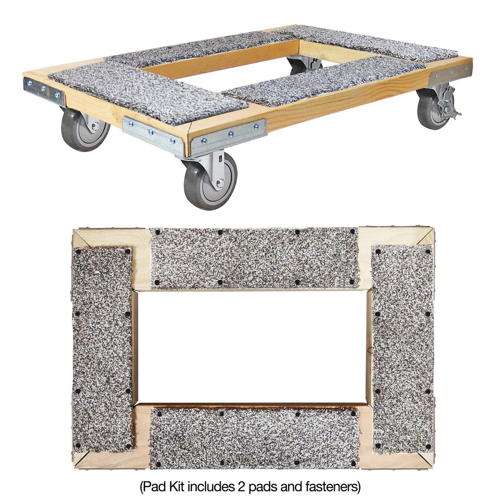 SNAP-LOC Wood Dolly Pad Kit Teppich 5'x17.5' 2er-Packung