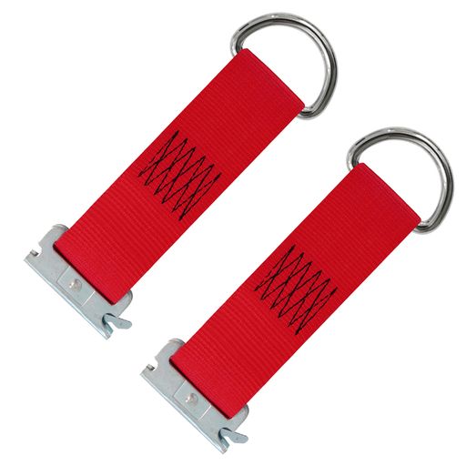 Snap-Loc 2' x 9' E-Track D-Ring Strap - 2 kg