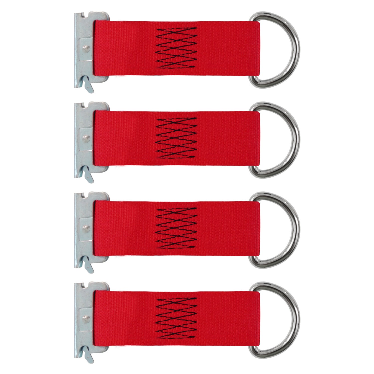 Snap-Loc 2' x 9' E-Track D-Ring Strap - 2 kg