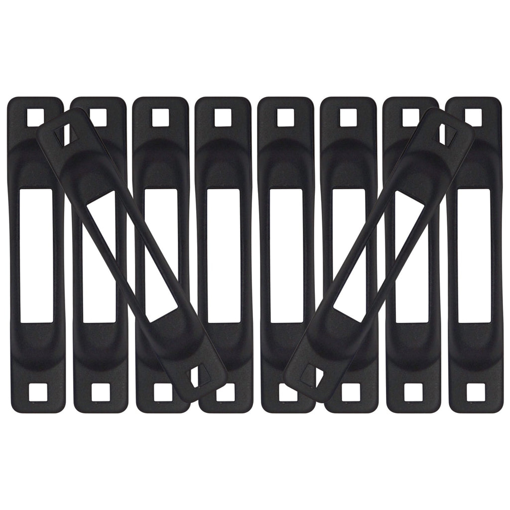 Snap-Loc E-Track Single Tie-Down Ankerpunkte – Schwarz 10er-Packung