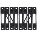 Snap-Loc E-Track Single Tie-Down Ankerpunkte – Schwarz 10er-Packung