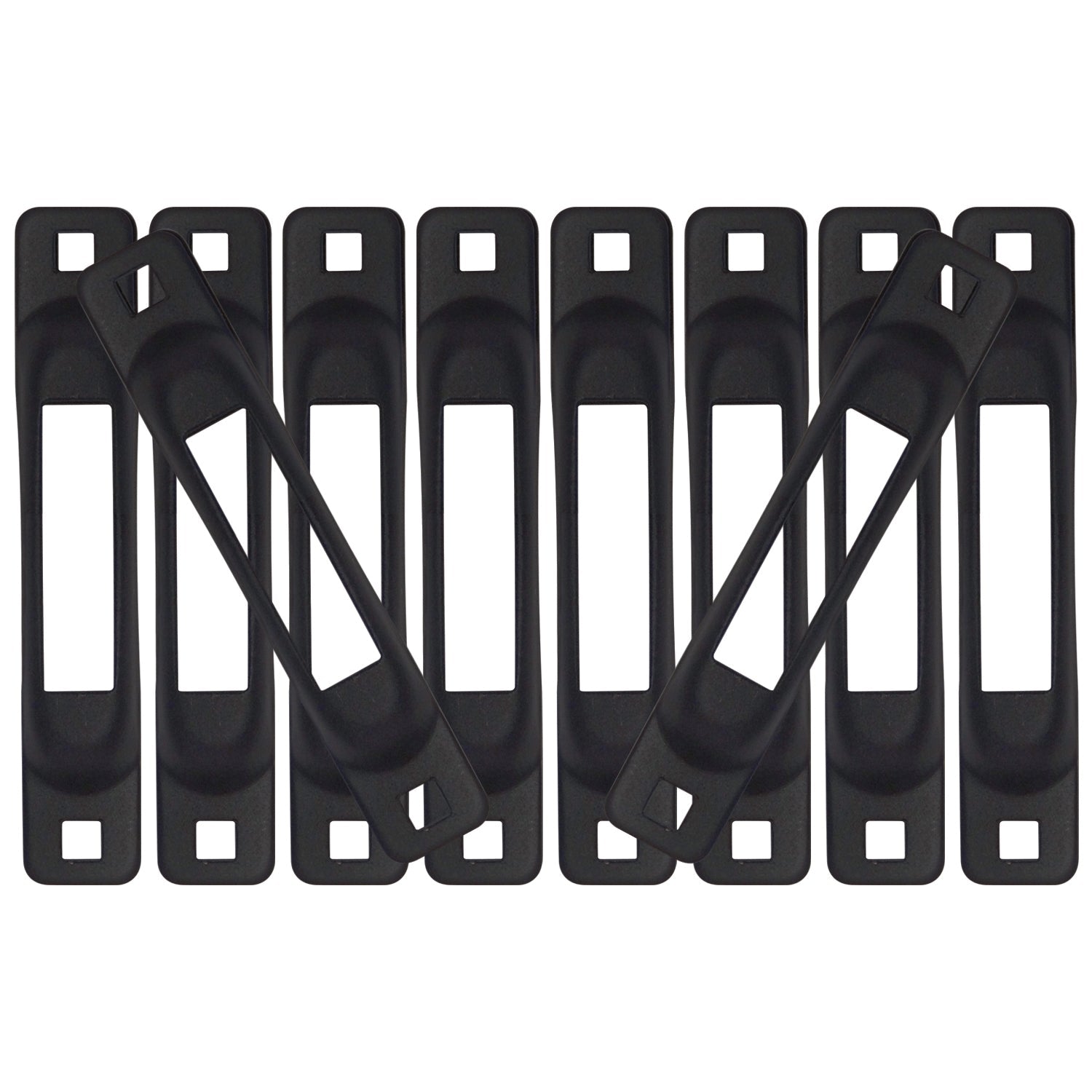 Snap-Loc E-Track Single Tie-Down Ankerpunkte – Schwarz 10er-Packung