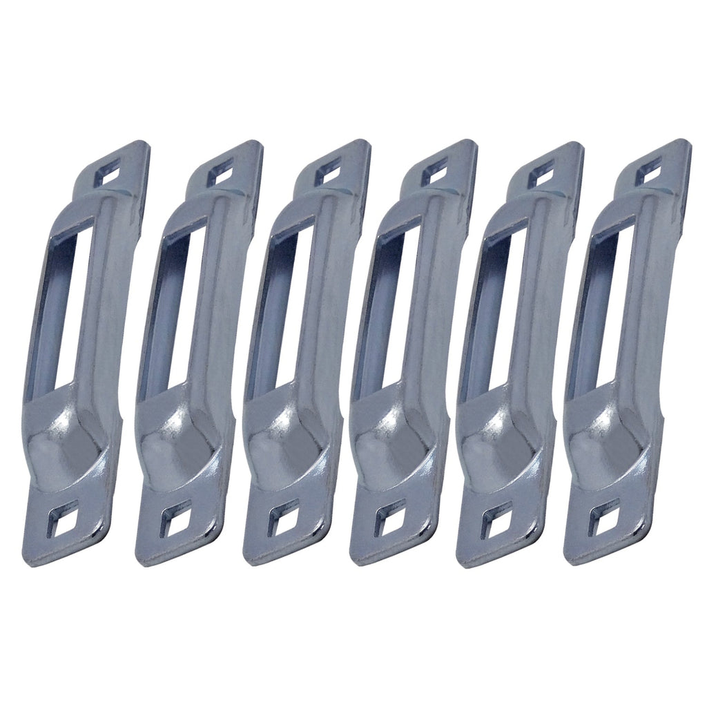 Snap-Loc E-Track Single Tie-Down Ankerpunkte - Zink-Plattiert 6er-Packung