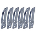 Snap-Loc E-Track Single Tie-Down Ankerpunkte - Zink-Plattiert 6er-Packung