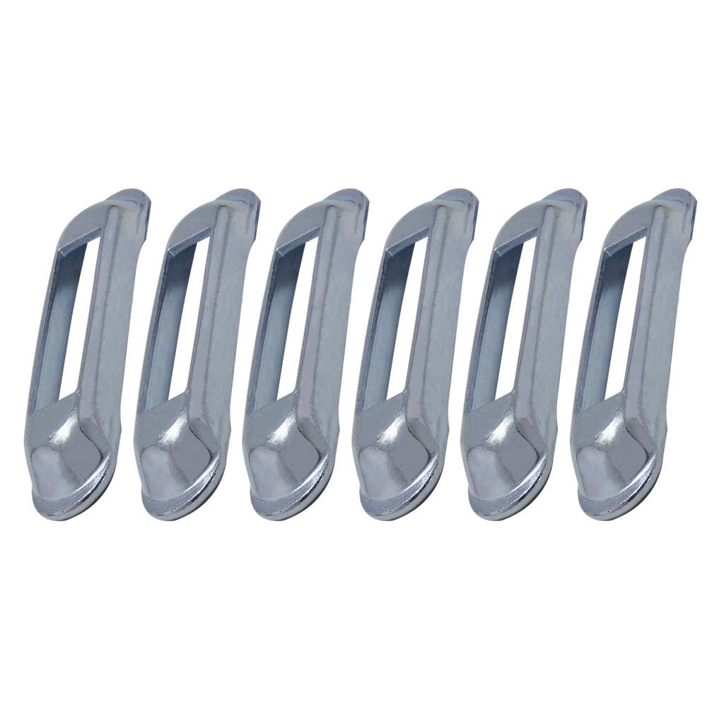 Snap-Loc E-Track Single Tie-Down Ankerpunkte - Zinkplattierte Schweißverbindung 6er-Packung