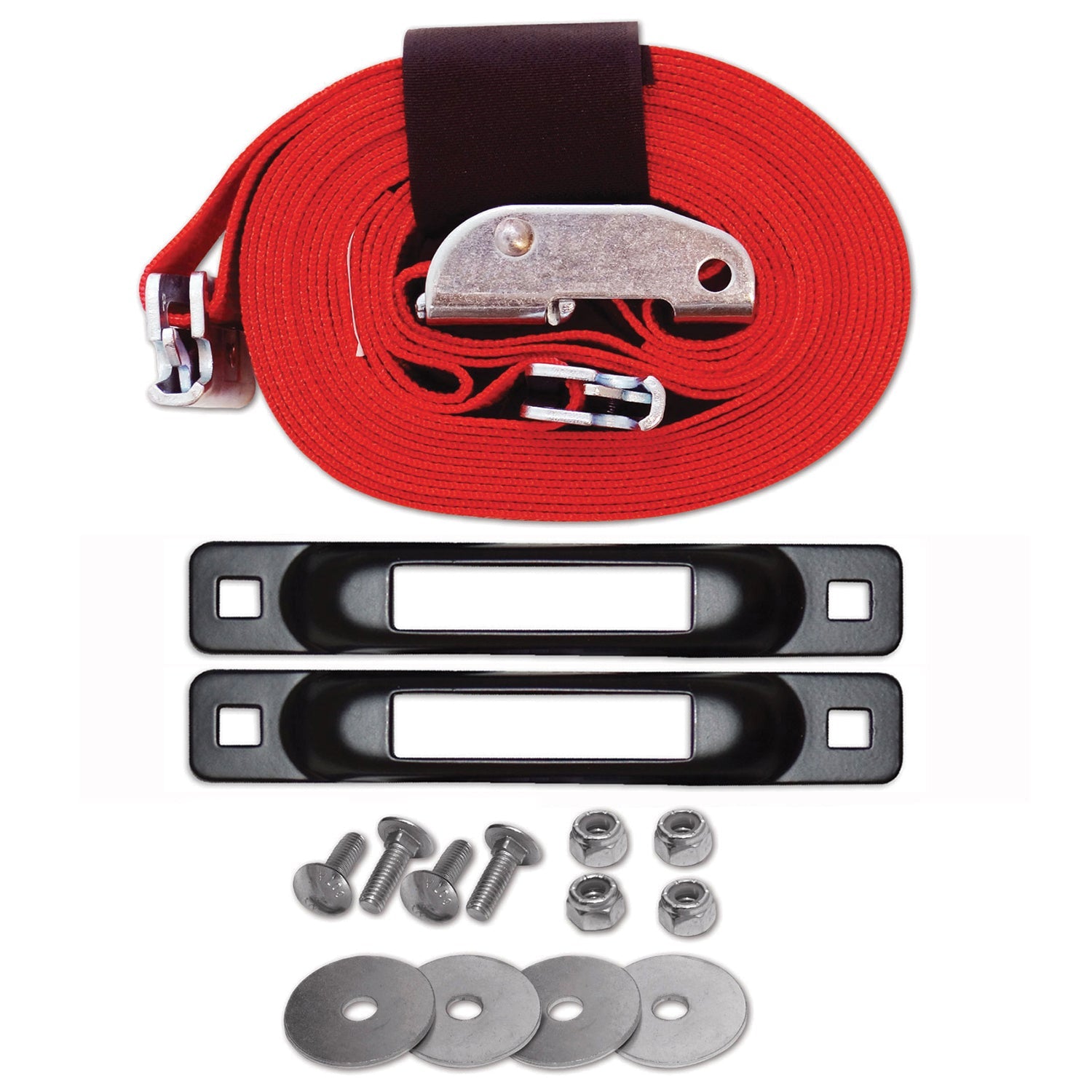 Snap-Loc E-Track Single Truck & Trailer Anker Kit - 2 'x 16' Cam Strap, 1,36 kg