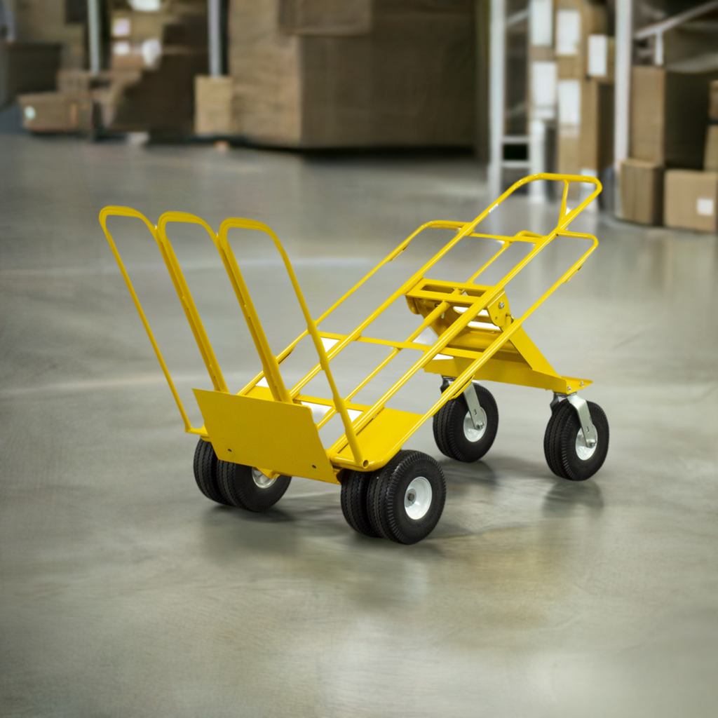 E-Track Hand Truck - All-Terrain, 0,45 kg Kapazität mit Load Bar und 6-Rad 10 'Flat-KOSTENLOS Reifen