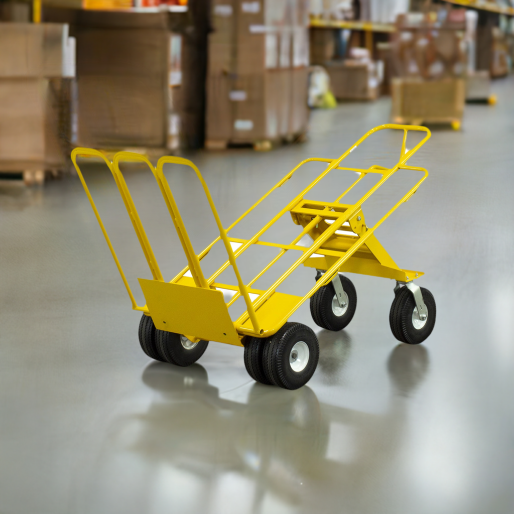 E-Track Hand Truck - All-Terrain, 0,45 kg Kapazität mit Load Bar und 6-Rad 10 'Flat-KOSTENLOS Reifen