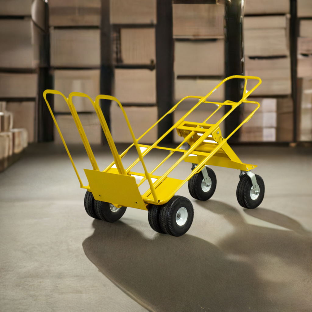 E-Track Hand Truck - All-Terrain, 0,45 kg Kapazität mit Load Bar und 6-Rad 10 'Flat-KOSTENLOS Reifen