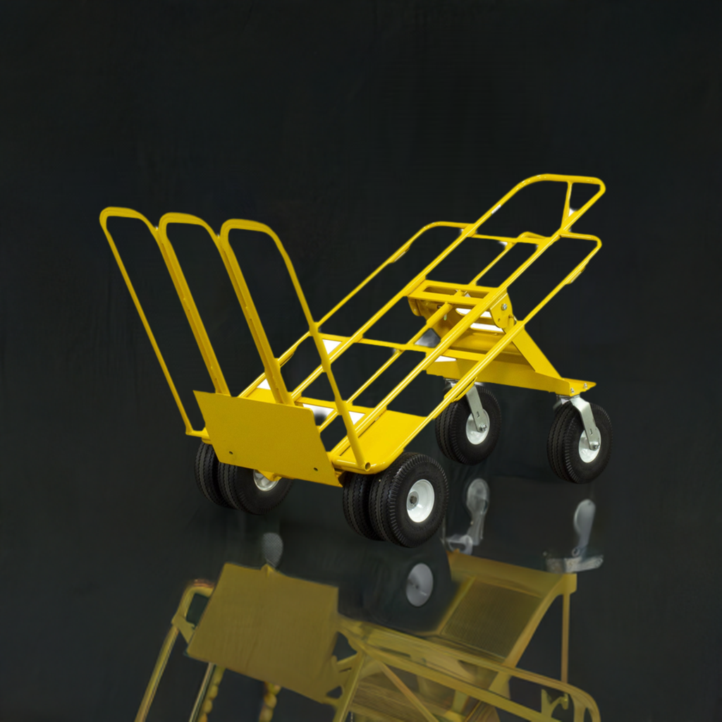 E-Track Hand Truck - All-Terrain, 0,45 kg Kapazität mit Load Bar und 6-Rad 10 'Flat-KOSTENLOS Reifen
