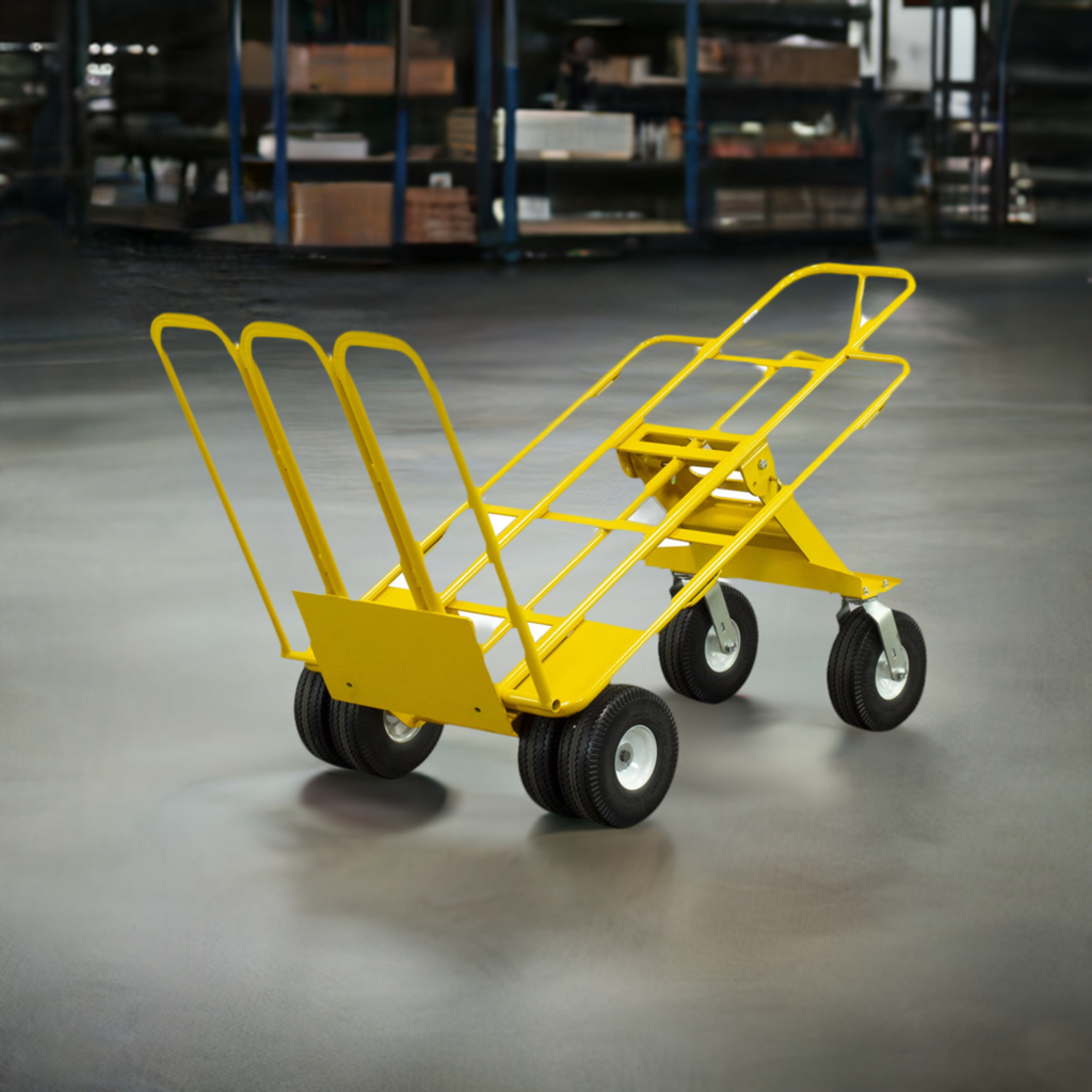 E-Track Hand Truck - All-Terrain, 0,45 kg Kapazität mit Load Bar und 6-Rad 10 'Flat-KOSTENLOS Reifen