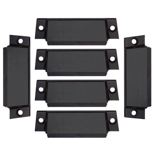 Snap-Loc E-Track Endkappe - Heavy-Duty Plastic - 6 Packung