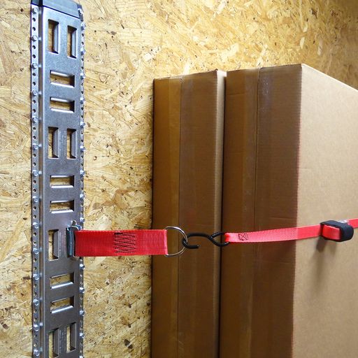 Snap-Loc 2' x 9' E-Track D-Ring Strap - 2 kg
