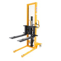Manuelle Palette Stacker verstellbare Gabeln 498,95 kg Cap 63' Lift Height A-3002