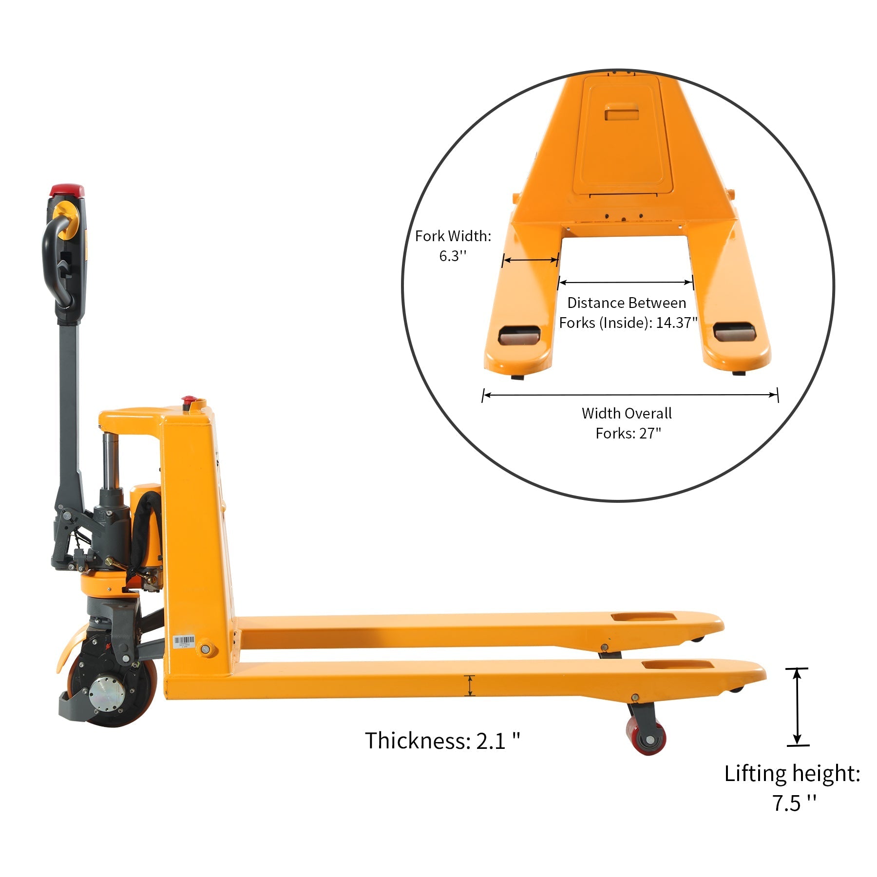 Lithium Full Electric Pallet Jack 1496,85 kg Lokale Abholung A-1034
