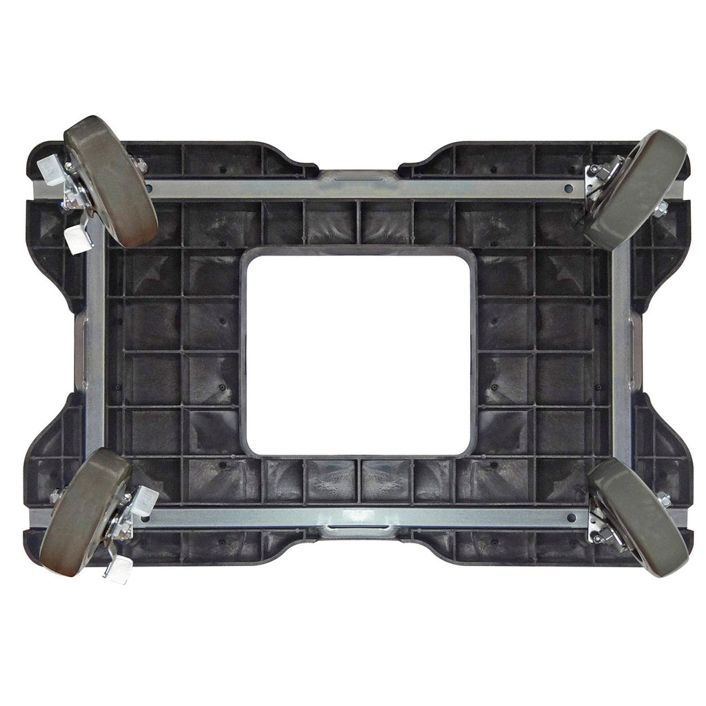 Snap-Loc E-Track Dolly - Super-Duty, 0,82 kg Kapazität mit 6' Polyurethan-Schwenkrollen - Rot