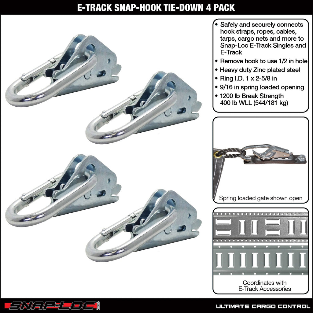 Snap-Loc E-Track Snap Hook Carabiner – Frachtkontrolle